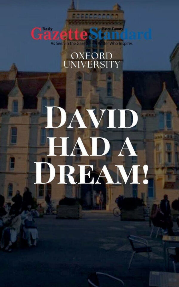 David Had A Dream!